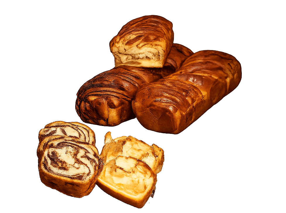 Cozonac impletit cu nuca si cacao