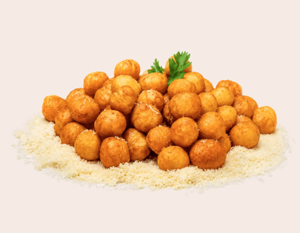 Bulete cu burduf si parmezan - 1